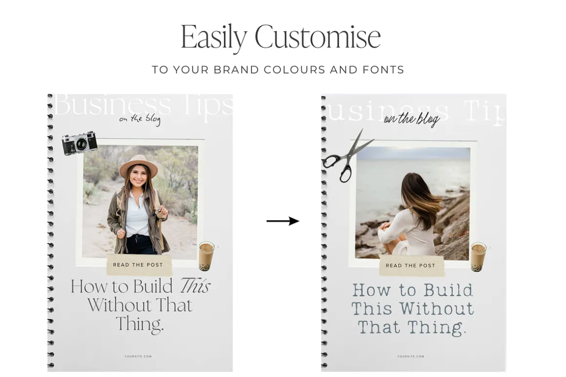 Collage Pinterest Pin Canva Template