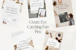 Collage Pinterest Pin Canva Template
