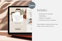 Collage Pinterest Pin Canva Template