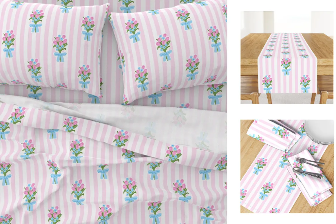 Collection floral preppy patterns