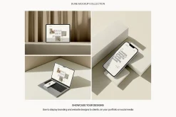 25 Color Customizable Device Mockups