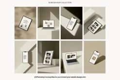 25 Color Customizable Device Mockups