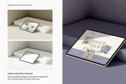 25 Color Customizable Device Mockups