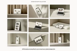 25 Color Customizable Device Mockups