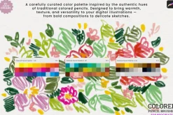 Colored Pencil Brushes for Procreate