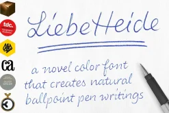 Color Font LiebeHeide