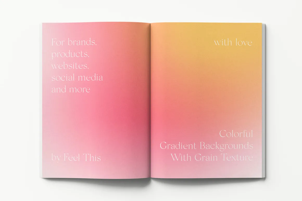 Colorful Grainy Gradient Textures PS