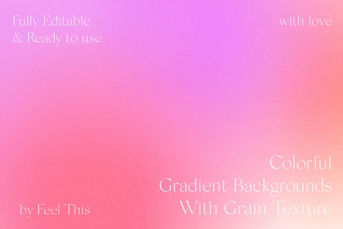 Colorful Grainy Gradient Textures PS