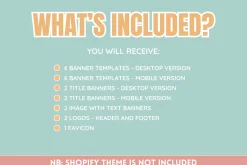 Colorful Boho Shop Banner Templates