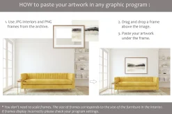 COLORFUL HOME Wall&Frame Mockup