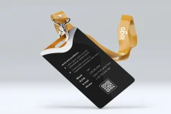 Colorful ID Card Design Template