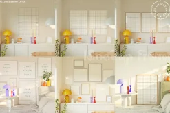 Colorful Mockup Frame set of 12