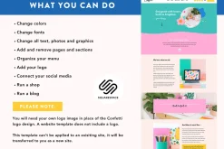 Colorful Squarespace Website