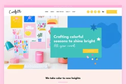Colorful Squarespace Website