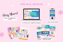 Colorful Squarespace Website