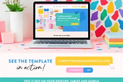 Colorful Squarespace Website