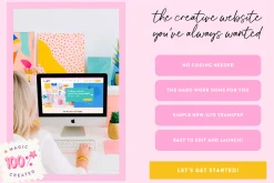 Colorful Squarespace Website