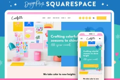 Colorful Squarespace Website