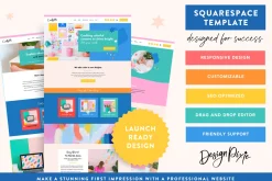 Colorful Squarespace Website