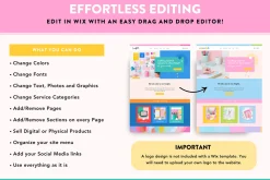 Colorful Wix Website Template