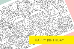 9 COLORING poster for kids