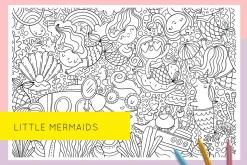 9 COLORING poster for kids