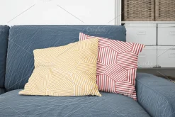 Color striped geometric patterns