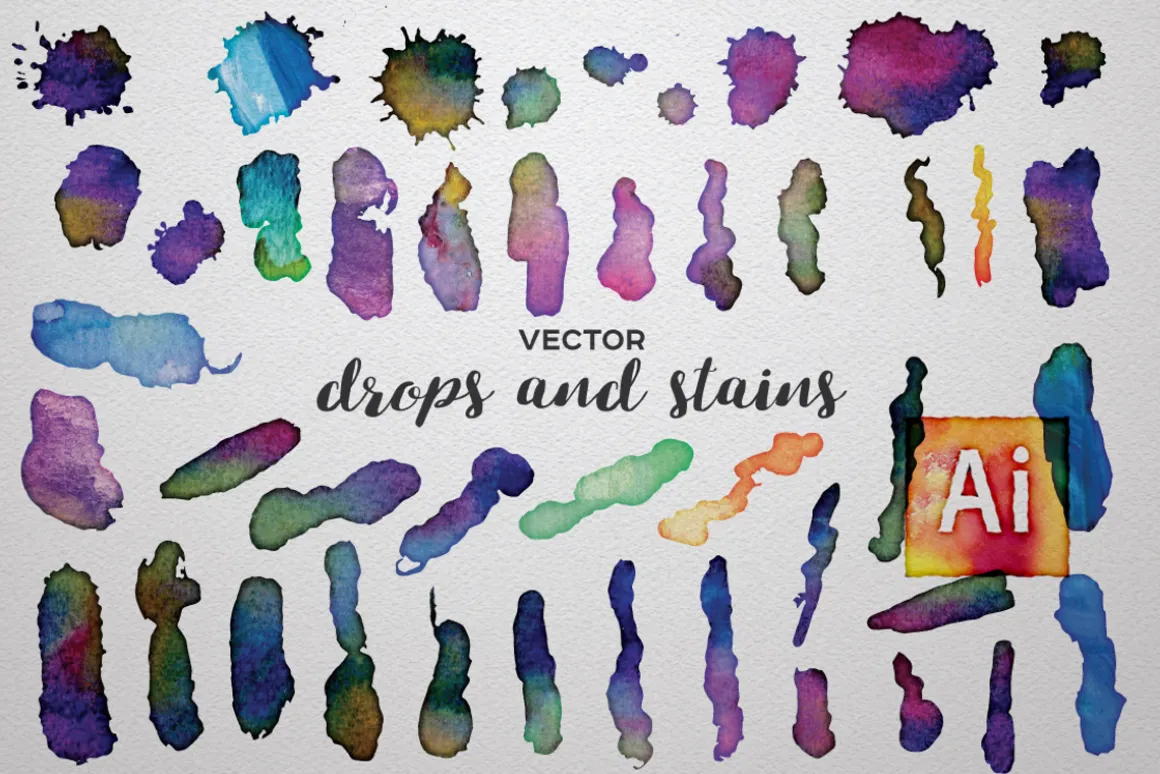 Combo: WATERCOLOR Lab Ai+Ps