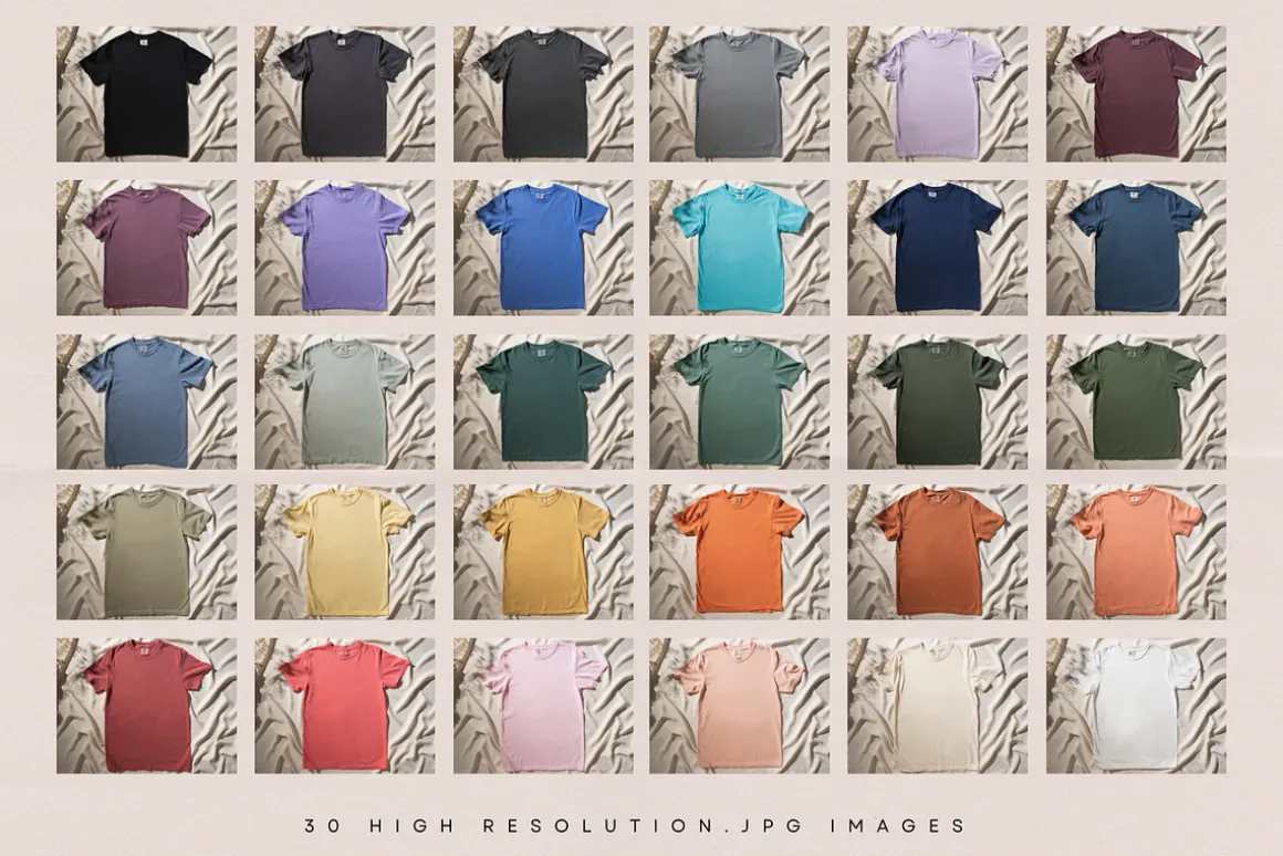 Comfort Colors 1717 Mockup Bundle