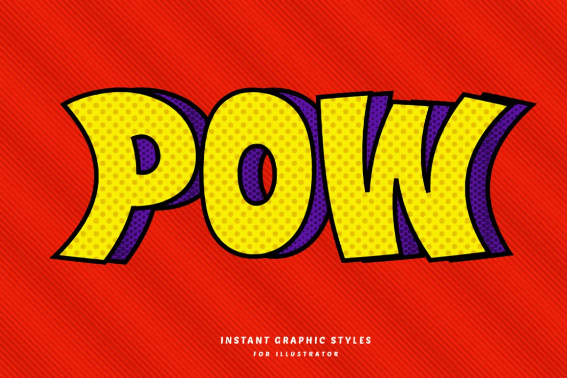 Comic Book Text Effects Set