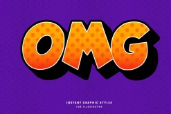 Comic Book Text Effects Set
