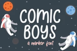 Comic Boys - Kids Bubble Font