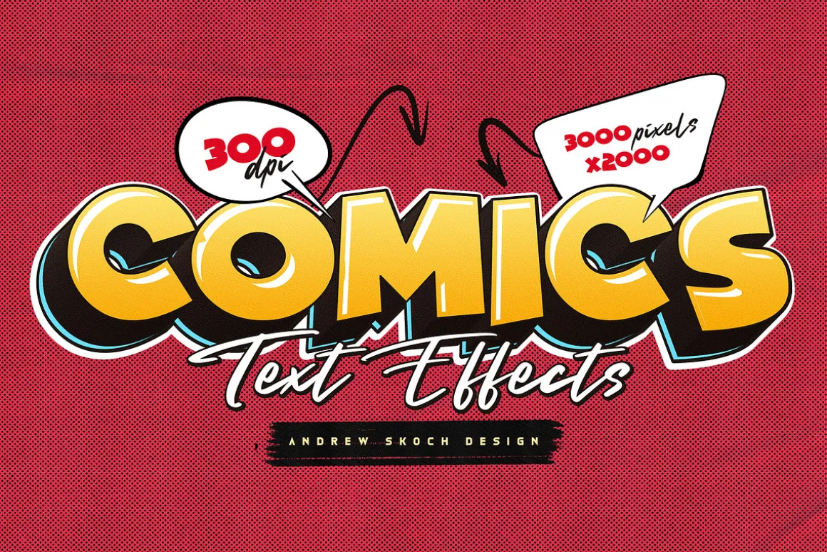 Comic Text Effects