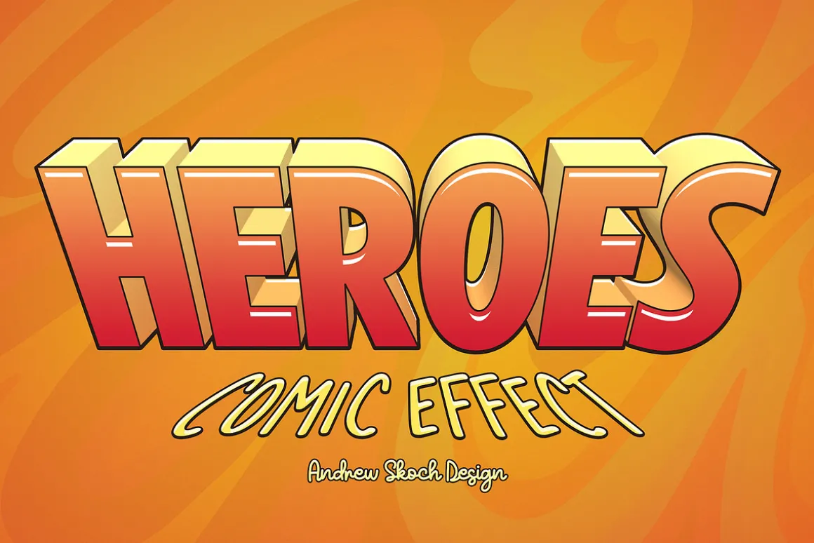 Comic Text Effects