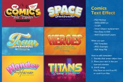 Comic Text Effects