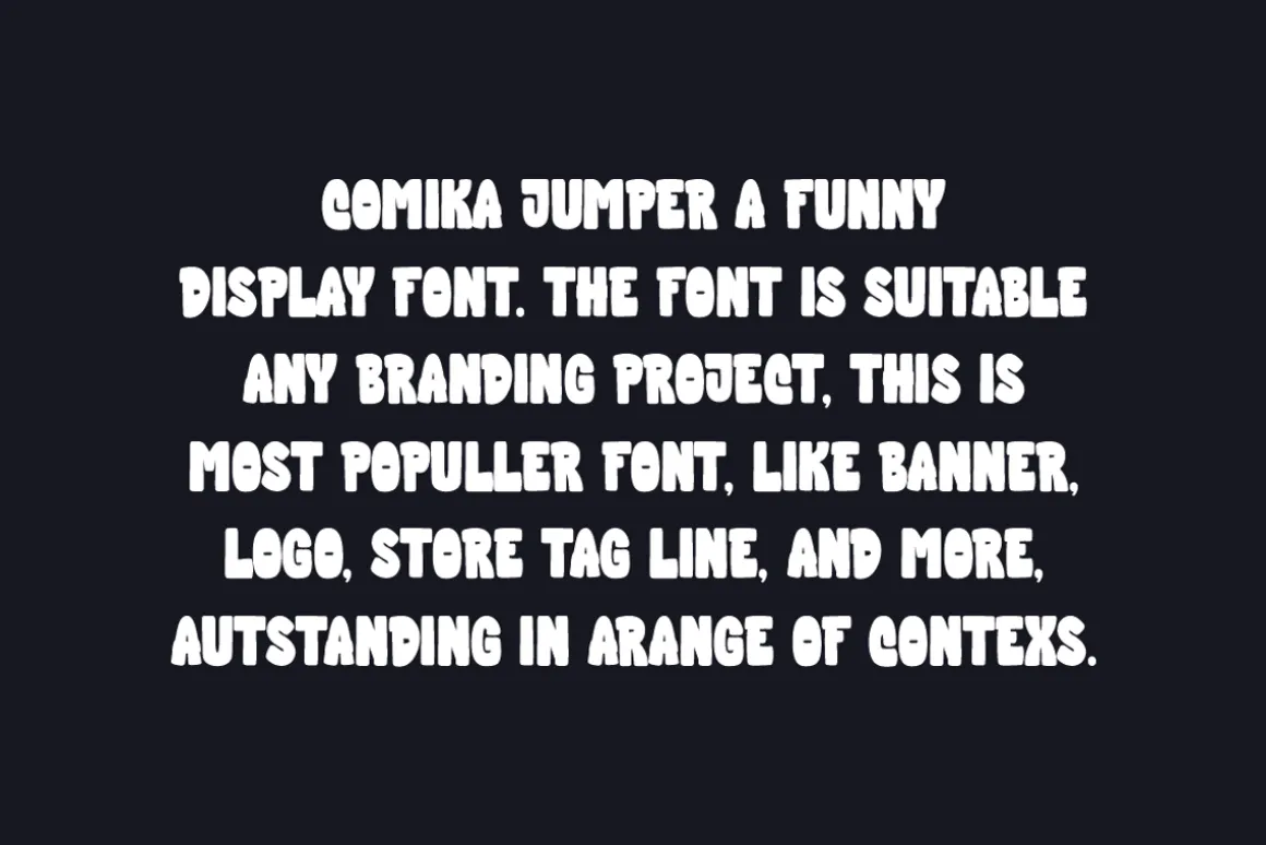 Comika Jumper - Kids & Funny Font