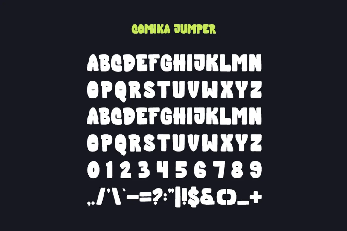 Comika Jumper - Kids & Funny Font