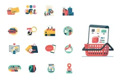 Company website vector Illustrations