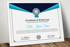 Company Word Certificate Template