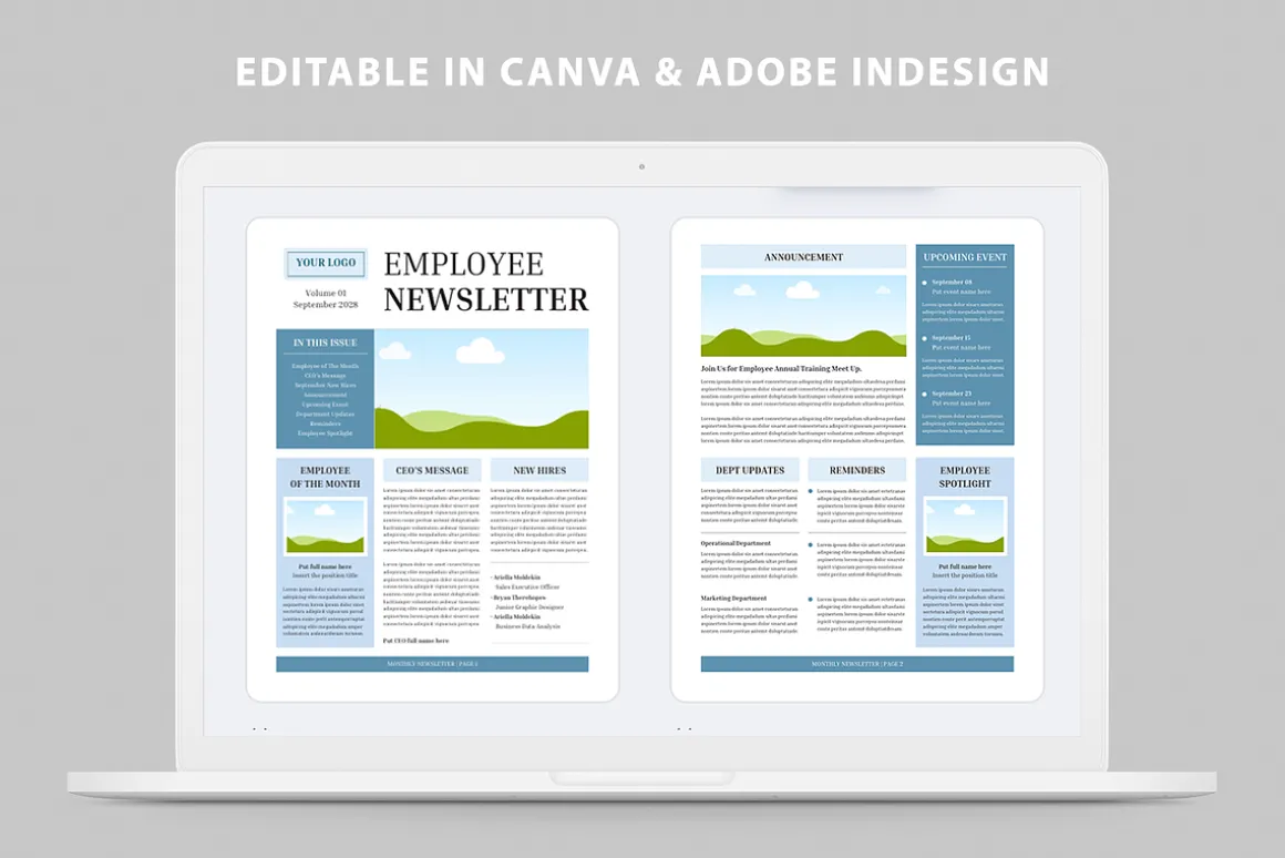 Company Employee Newsletter