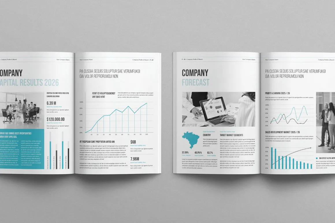 Company Profile & Report Template