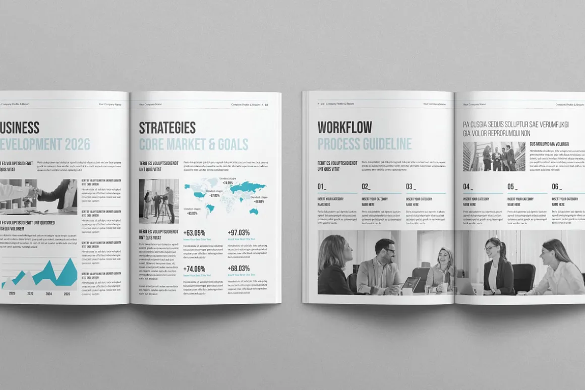 Company Profile & Report Template