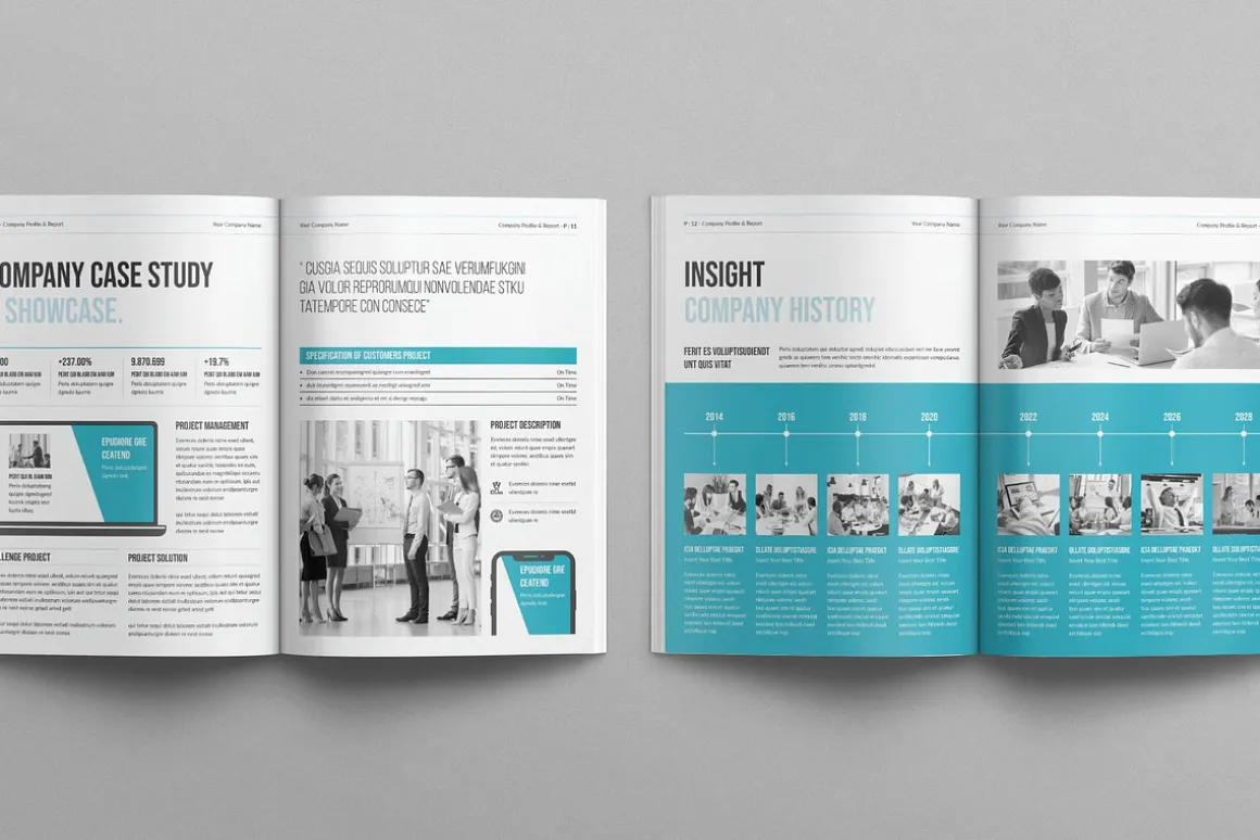 Company Profile & Report Template