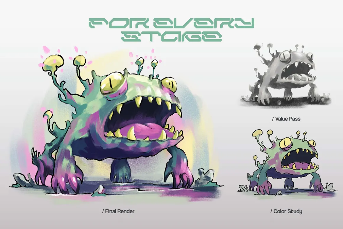 Concept Art Multi-App Brushes