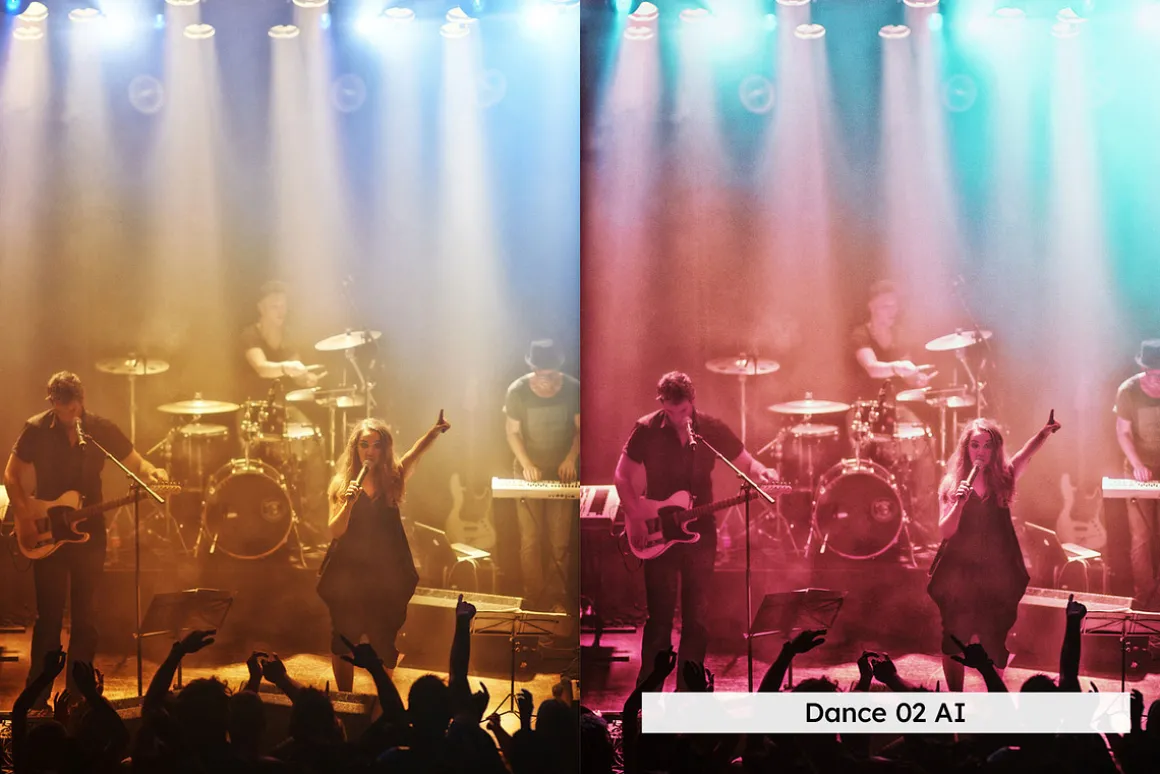 20 Concert Colors Lightroom Presets