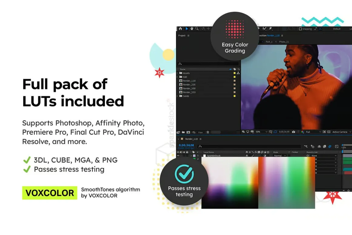 20 Concert Colors Lightroom Presets