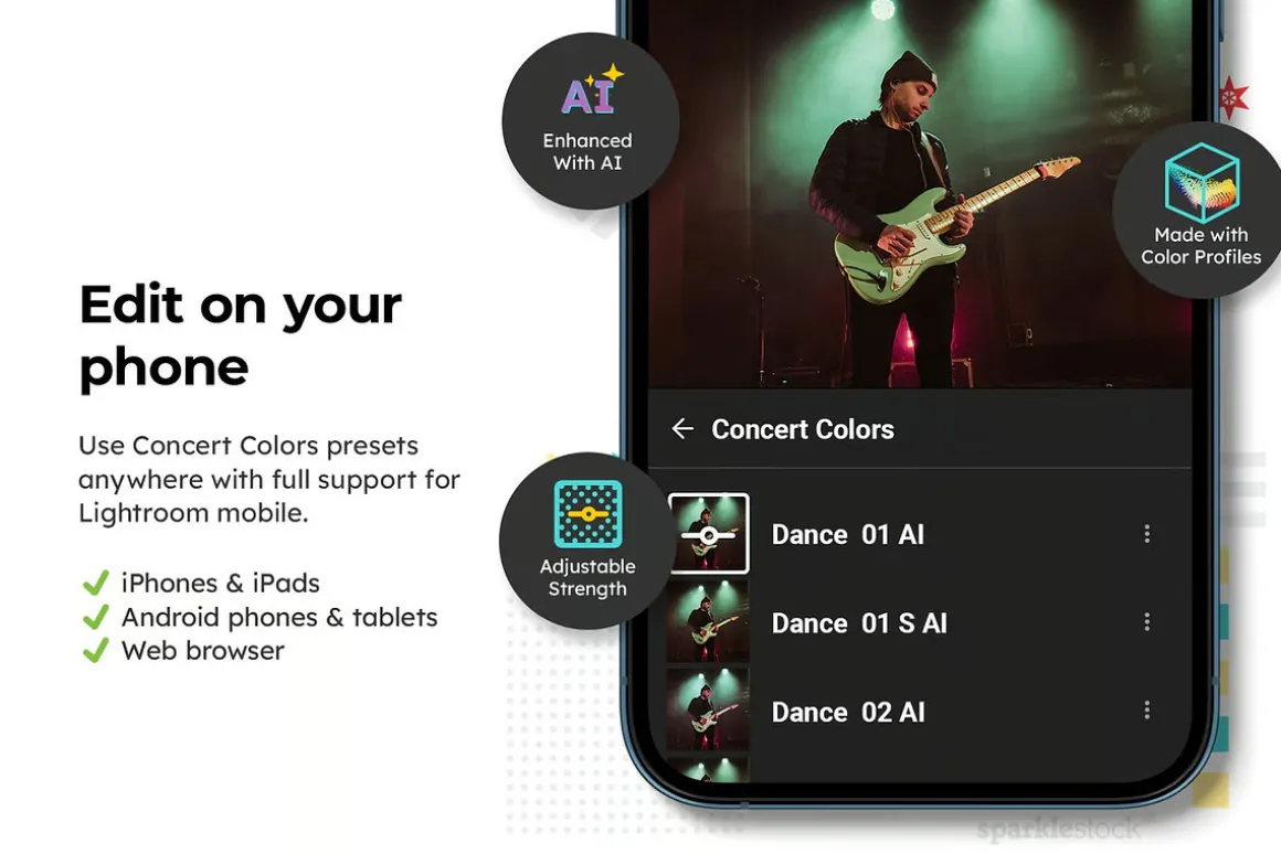 20 Concert Colors Lightroom Presets