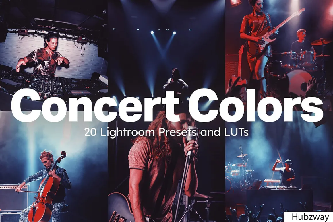 20 Concert Colors Lightroom Presets