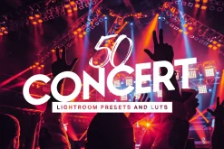 50 Concert Lightroom Presets LUTs