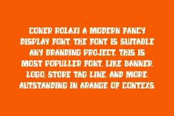 Coner Rolaxi - Fancy Font